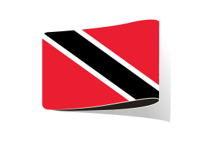 Trinidad and Tobago Flag Illustration Clipart flag