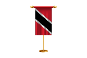 Trinidad and Tobago Ceremonial Flag Vector Free flag