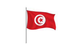Tunisia Flag Clipart flag