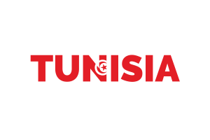 Tunisia Text Art flag