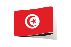 Tunisia Flag Illustration Clipart flag