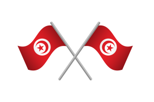 Tunisia Flag Emblem Vector Free flag