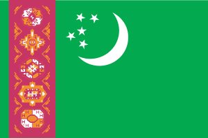 Flag of Turkmenistan flag