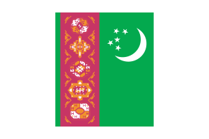 Turkmenistan Flag (Download SVG, PNG) flag