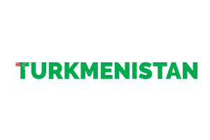 Turkmenistan Text Art flag