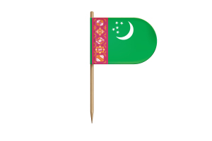 Turkmenistan Flag for Desk, Table flag