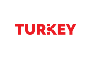 Turkey Text Art flag
