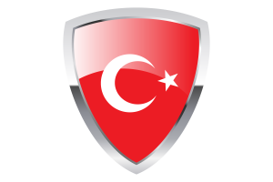 Turkey Shield Flag flag