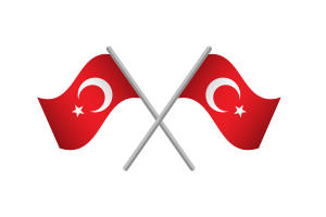 Turkey Flag Emblem Vector Free flag