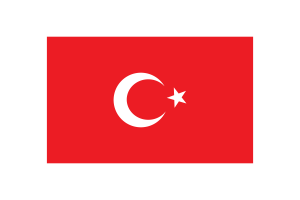 Turkey Flag Triangle Vector Illustration flag