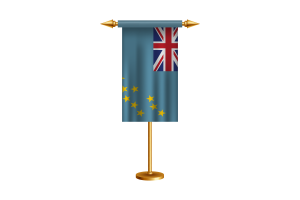 Tuvalu Ceremonial Flag Vector Free flag