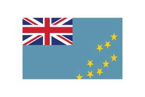 Tuvalu Flag Triangle Vector Illustration flag