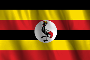 National Flag of Uganda flag
