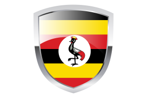 National Flag of Uganda Clipart flag