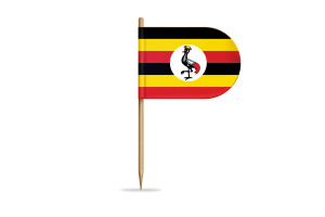 Uganda Flag for Desk, Table flag