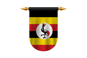 Uganda Flag Emblem Vector Images flag