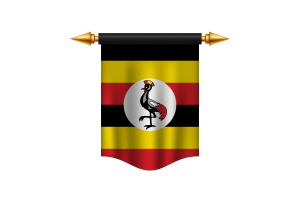 Uganda Flag Royal Banner flag