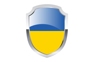 Ukraine Shield Logo flag