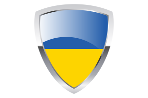 Ukraine Shield Flag flag