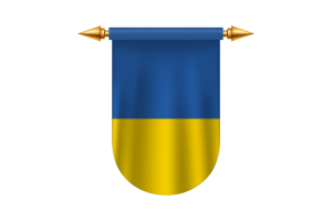 Ukraine Flag Emblem Vector Images flag
