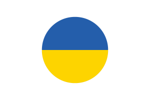 Ukraine Flag Circle Vector Free flag