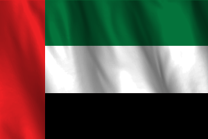 National Flag of United Arab Emirates flag