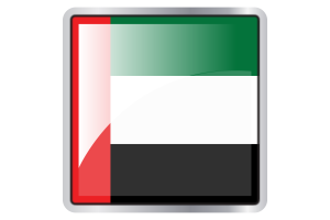 United Arab Emirates Flag Square icon flag