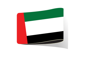 United Arab Emirates Flag Illustration Clipart flag