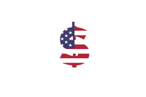Icona valuta degli Stati Uniti d'America flag
