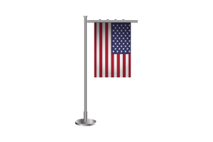 Bandiera degli Stati Uniti d'America in 3D flag