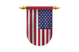 Immagini dell'Emblema della Bandiera degli Stati Uniti d'America Vettore flag