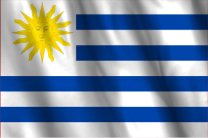 Nationalflagge von Uruguay flag