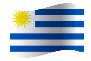 Orientalische Republik Uruguay flag