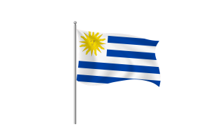 Uruguay Flagge Clipart flag