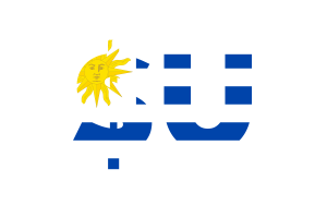 Uruguay Währungssymbol flag