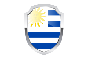 Uruguay Wappen Logo flag