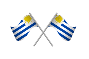 Uruguay Flaggenemblem Vektor kostenlos flag