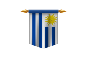 Emblem der Orientalischen Republik Uruguay flag