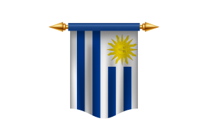 Uruguay Flagge königliches Banner flag