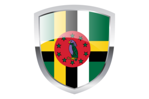 National Flag of Dominica Clipart flag