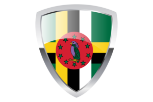 Dominica Shield Flag flag