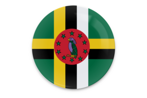 Dominica Flag Vector Art flag