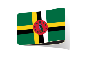Dominica Flag Illustration Clipart flag