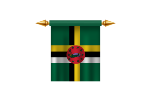 Dominica Royal Emblem flag