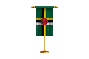 Dominica Ceremonial Flag Vector Free flag