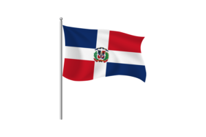 Dominican Flag Clipart flag