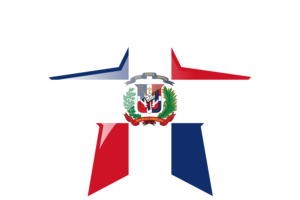 Dominican Flag Star Icon flag