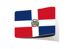 Dominican Flag Illustration Clipart flag