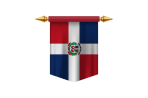 Emblem of the Republic of Dominican flag