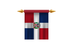 Dominican Royal Emblem flag